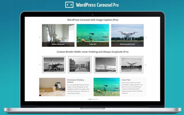 WordPress Carousel Pro [zaawansowany kreator]